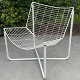 Vintage Niels Gammelgaard Jarpen chair white Ikea