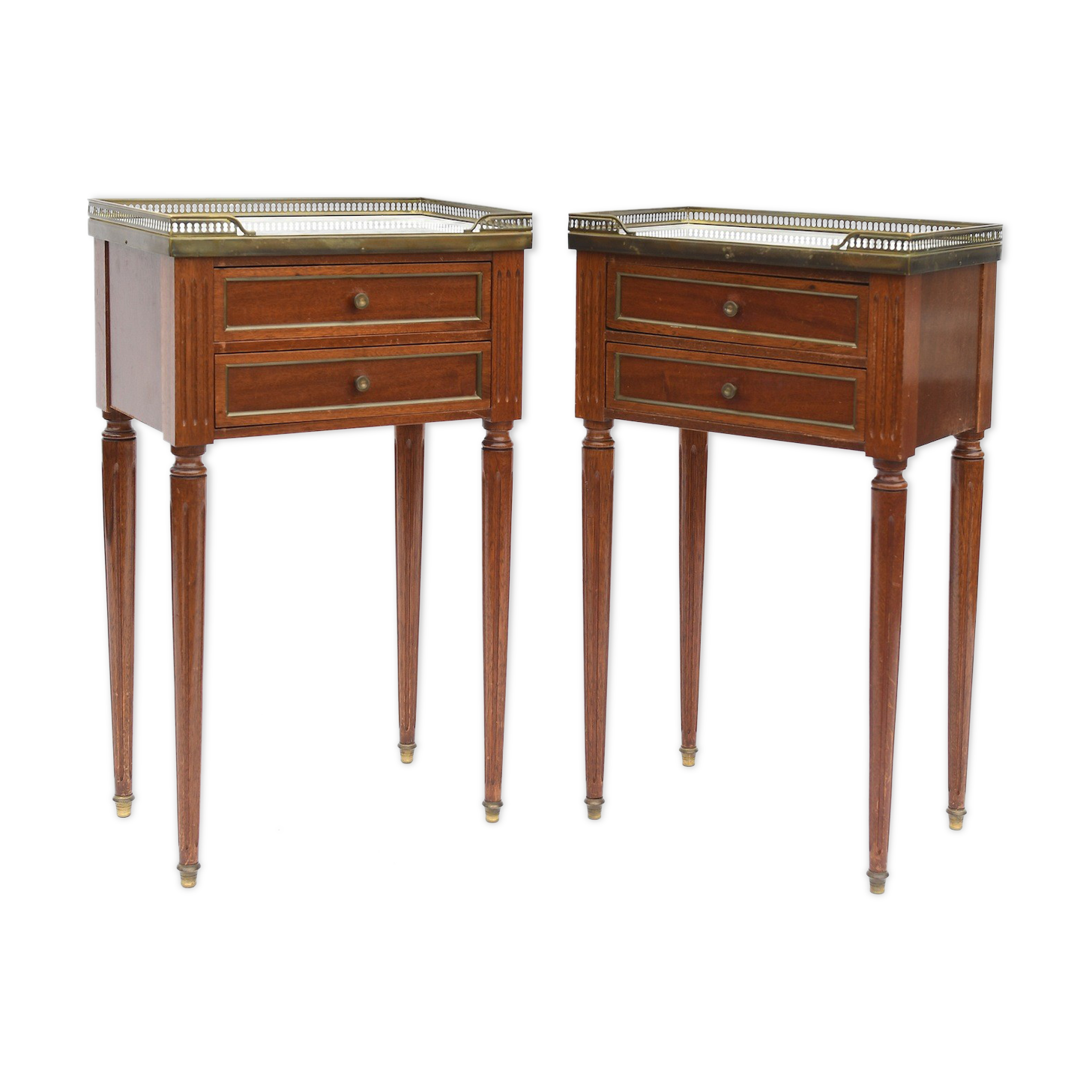 Pair of Louis XVI-style bedsides