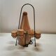 Liqueur service Vallauris ceramic faux wood