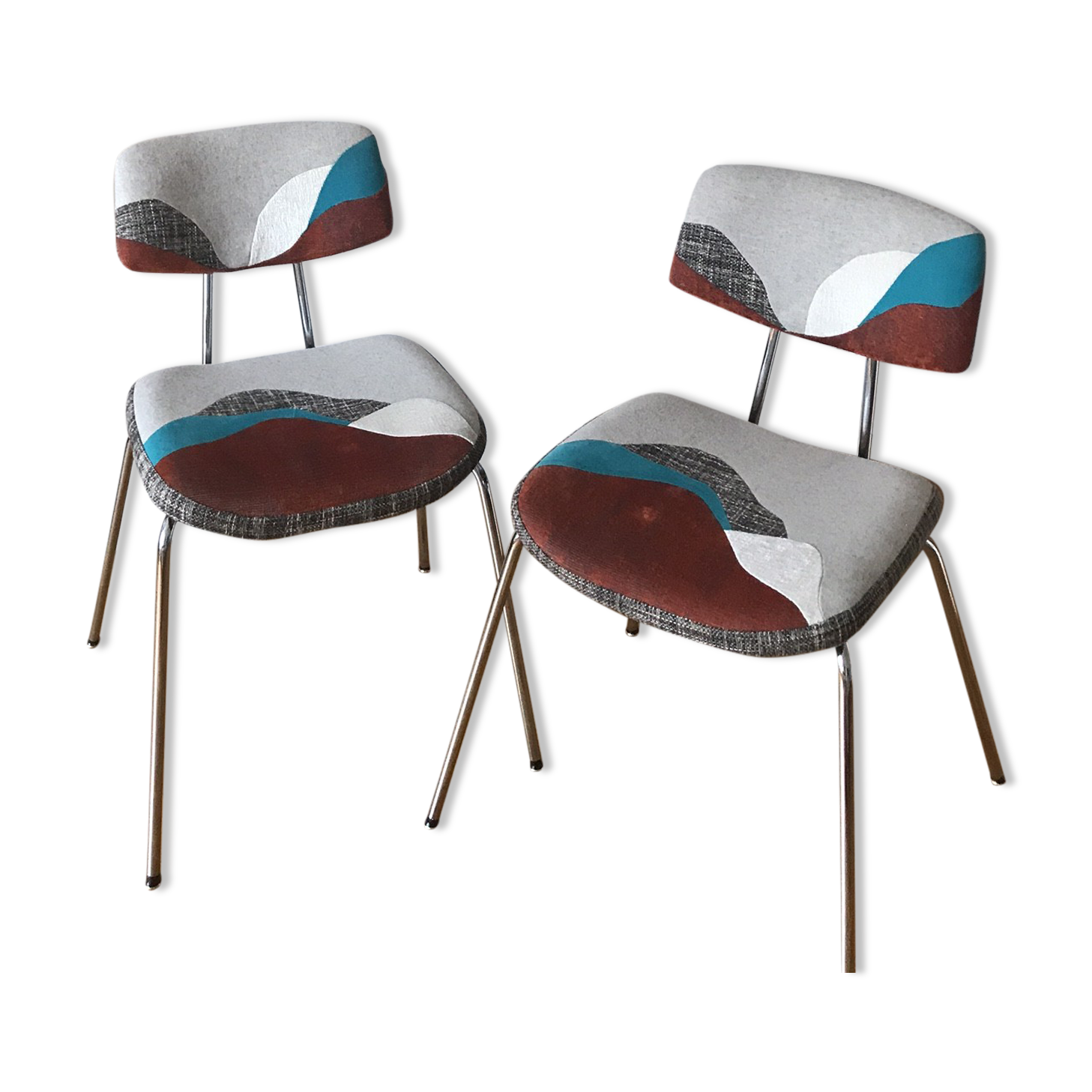 Chaises en tissu Sonia Laudet série "Landscapes"