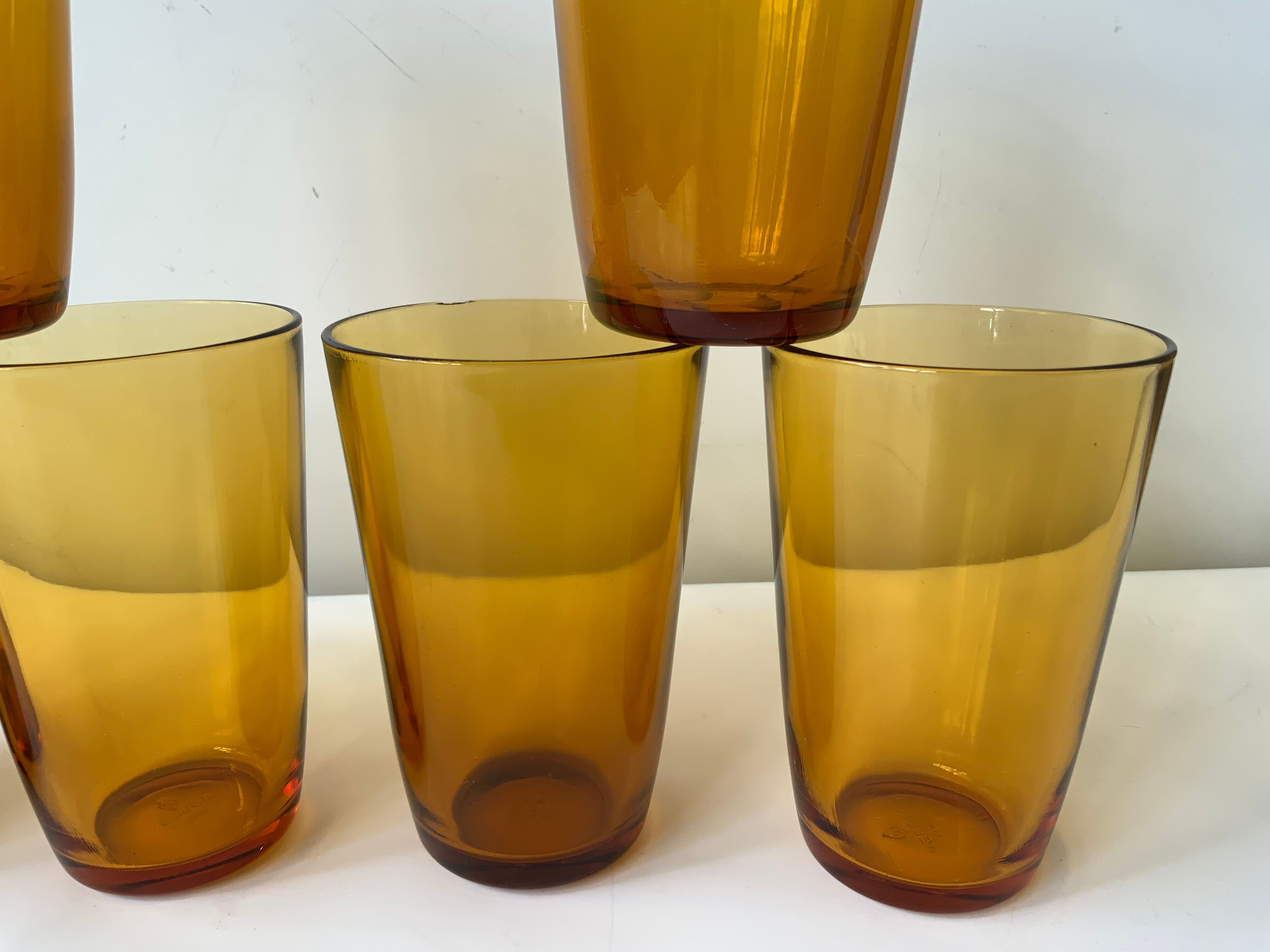 Verres ambrés