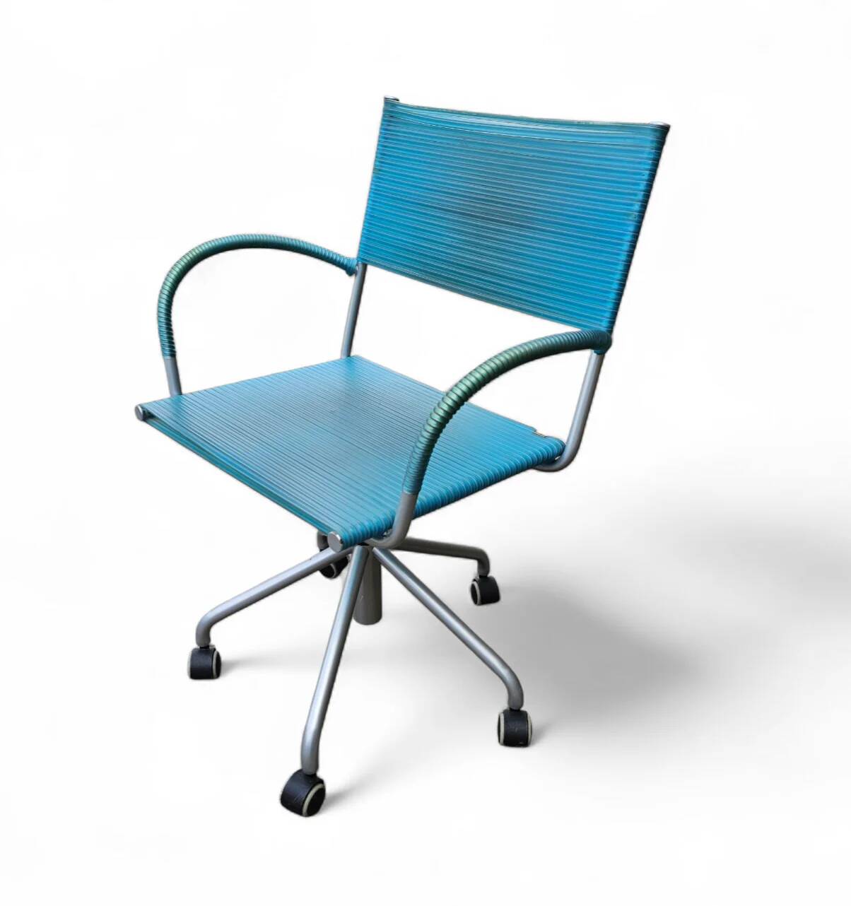 Chaises de salle à manger vintage italiennes par Tito Agnoli pour Pierantonio Bonacina, années 1990, ensemble de 4.