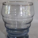 3 vintage blue antique glasses