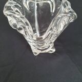 Large crystal vases.