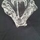 Large crystal vases.