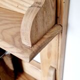 Old wall or standing shelf in solid pine