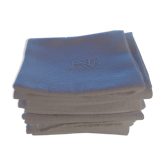 12 old monogram F&B napkins