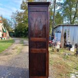 Armoire 19 ème en noyer 2 portes 2 tiroirs