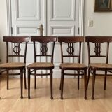Set of 4 Thonet dining room chairs circa 1905