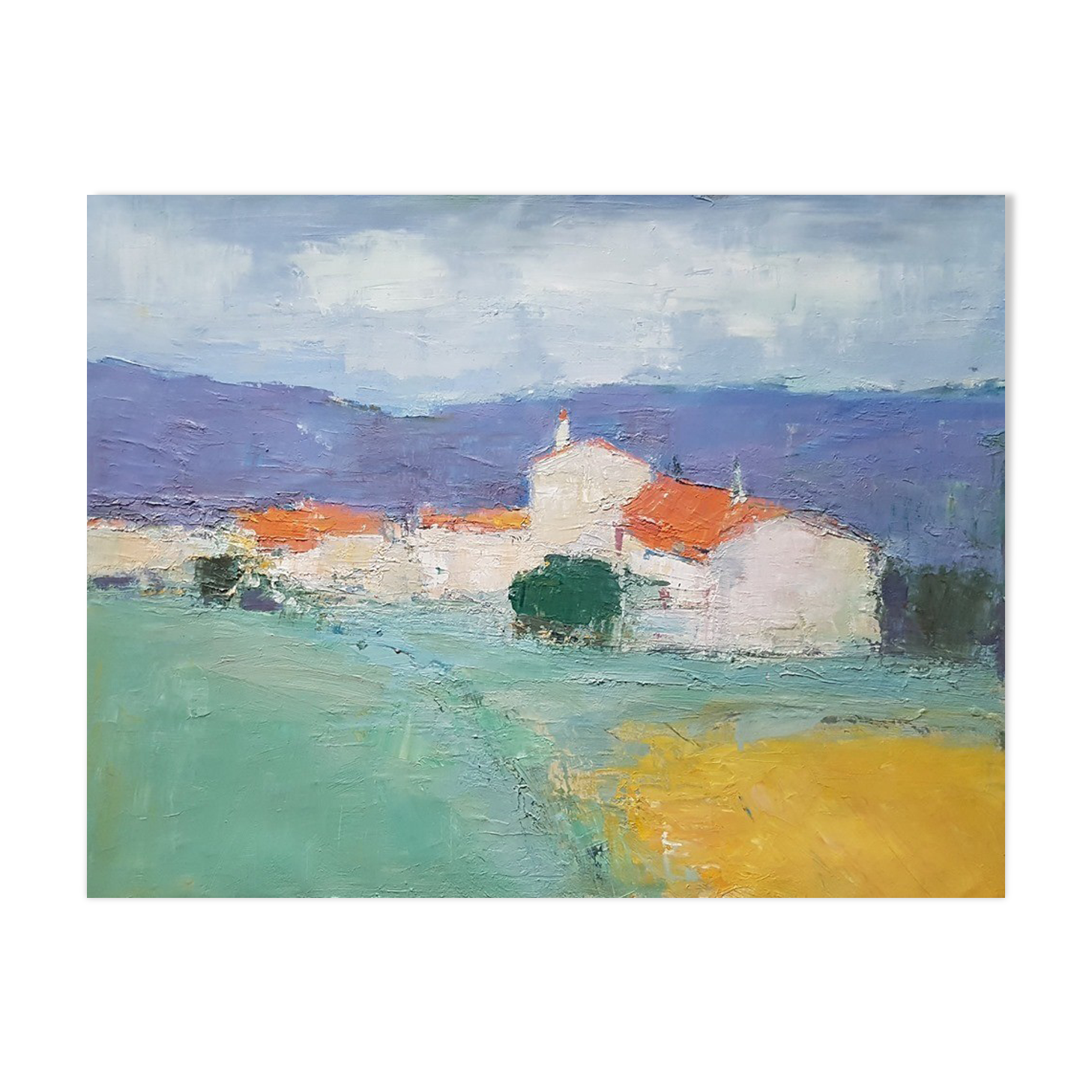 Painting by Nagao Usui "Great Landscape of Provence"