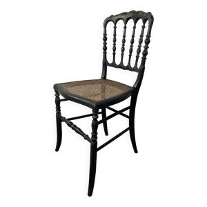 Chaise Napoleon III, - noirci