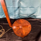 Floor lamp, art deco reader 1930 rosewood