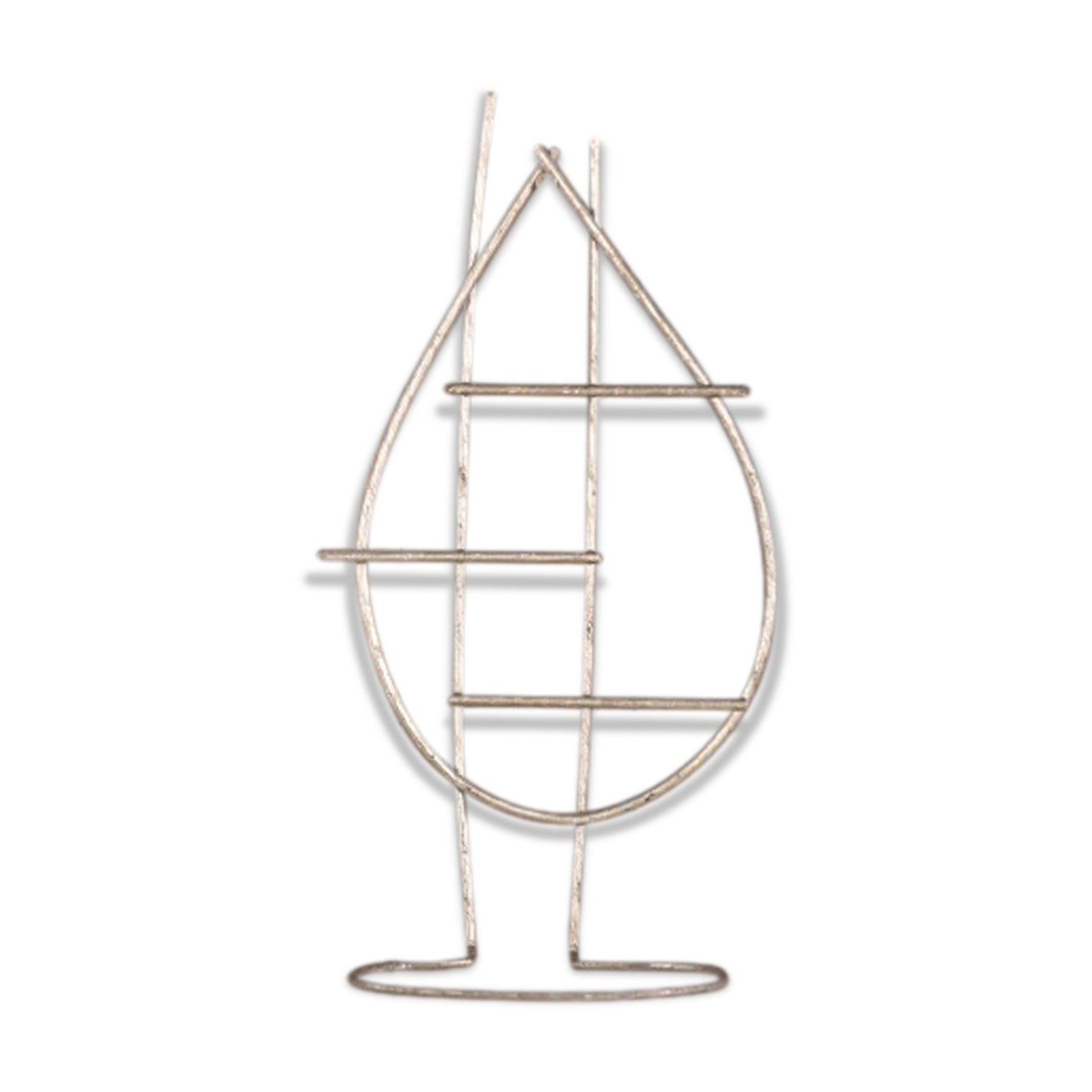 Vintage wall plant rack