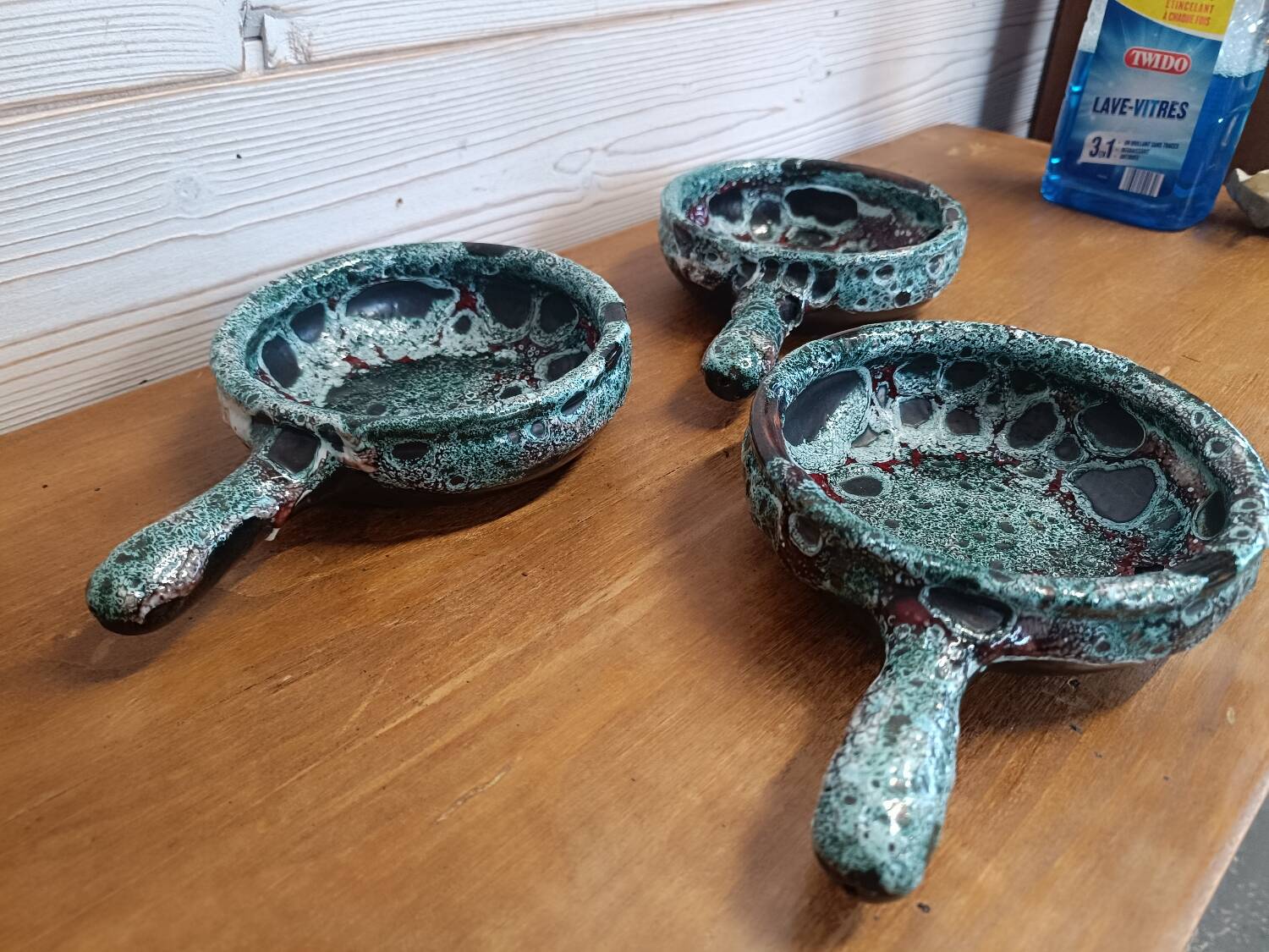 3 poêlons en céramique
