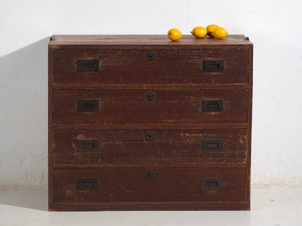 Antique Japanese chest of drawers – Meiji/Taishō period (c. 1890-1926) #50