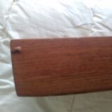 Old vintage marquetry wooden tray