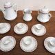 Limoges porcelain coffee service for Maison Baritel Lyon circa 1900