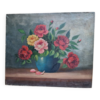 Flower painting table