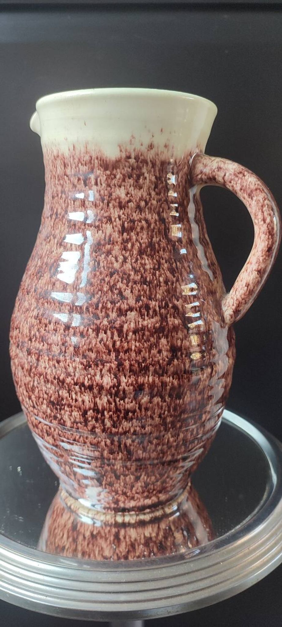 Vintage ceramic pitcher by Accolay