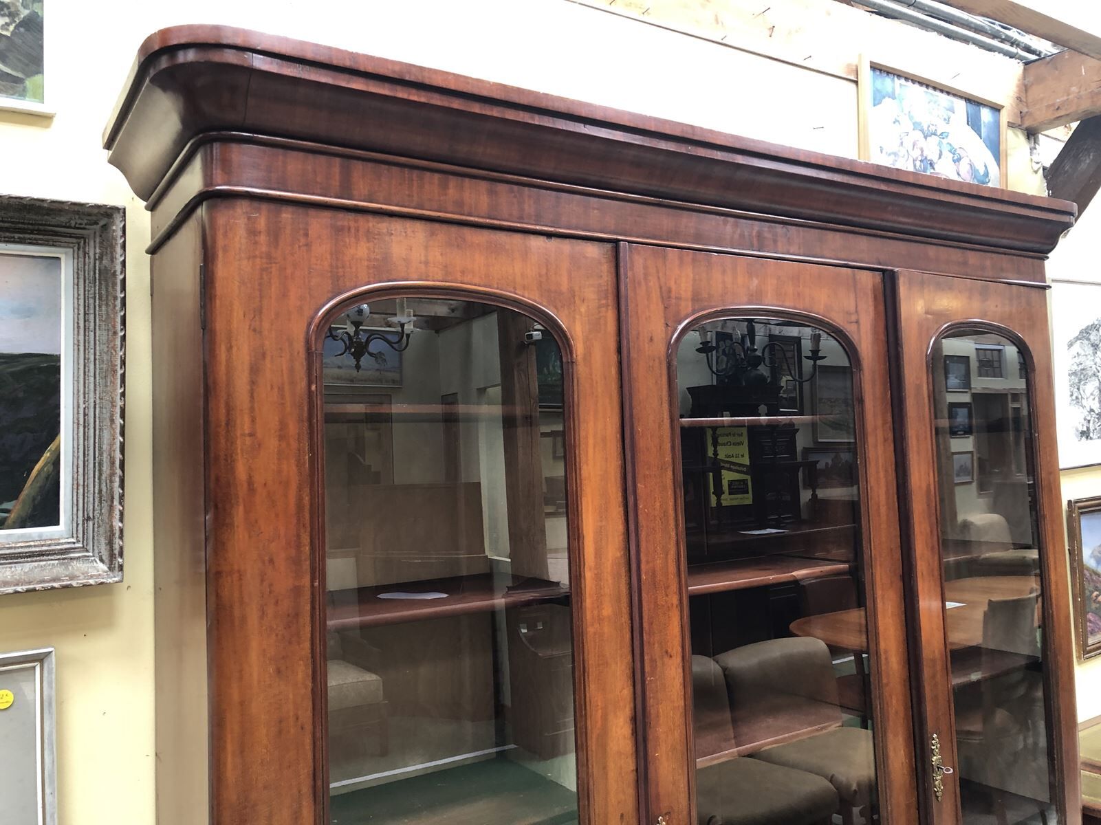 19th Century mahogany library