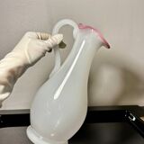 Opaline Pitcher Baccarat / Saint Louis 19th century