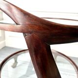 Cesare Lacca rolling coffee table service trolley
