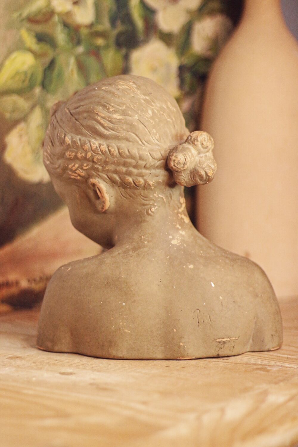 Bust "La Rieuse" after Pigalle