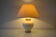 Lampe de table ceramique craquelee