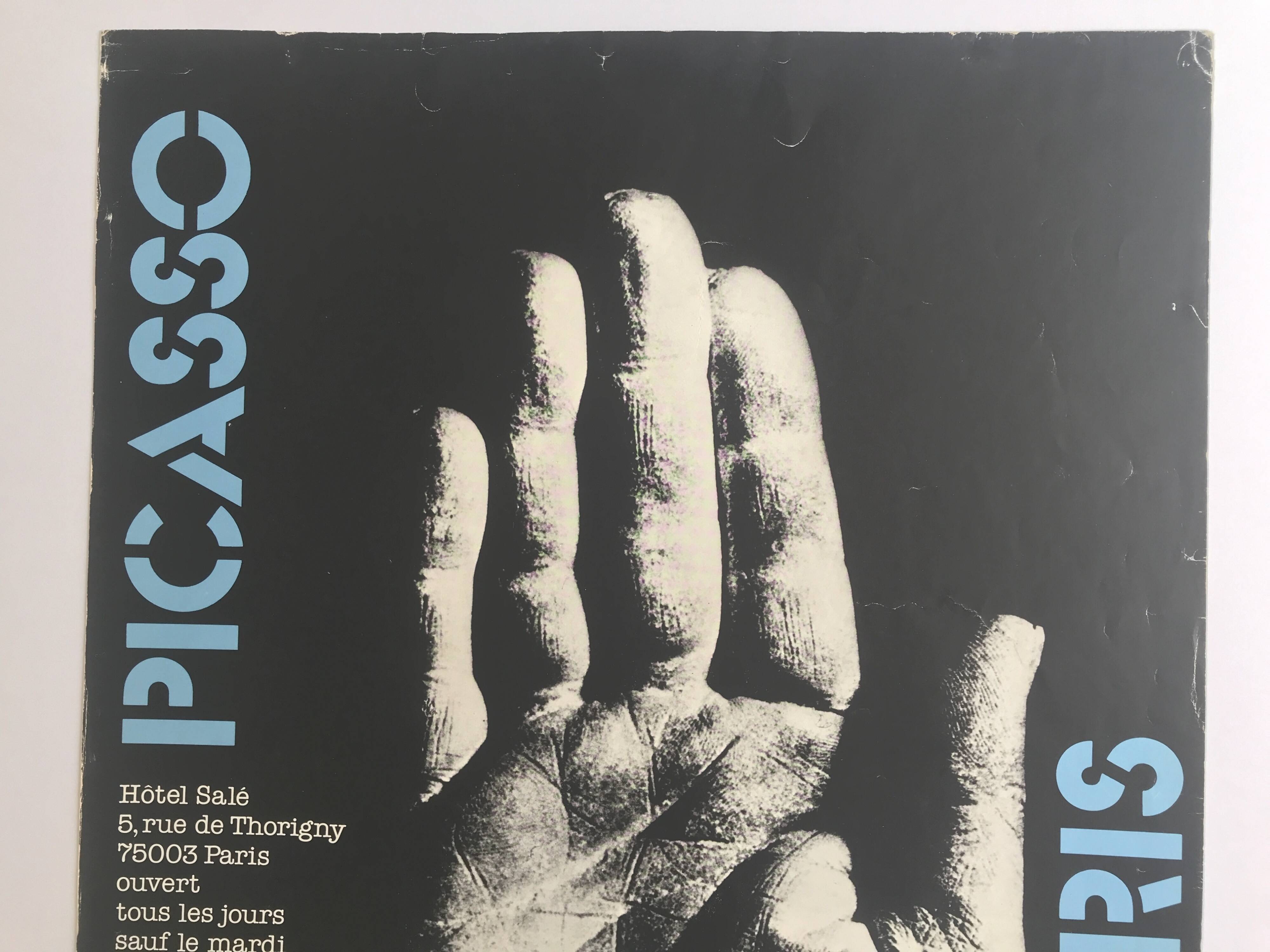 Original poster by roman cieslewicz, musée picasso paris, 1986