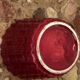 1950s Pleated Ceramic Cache Pot Bordeaux St-Clement H11/D14