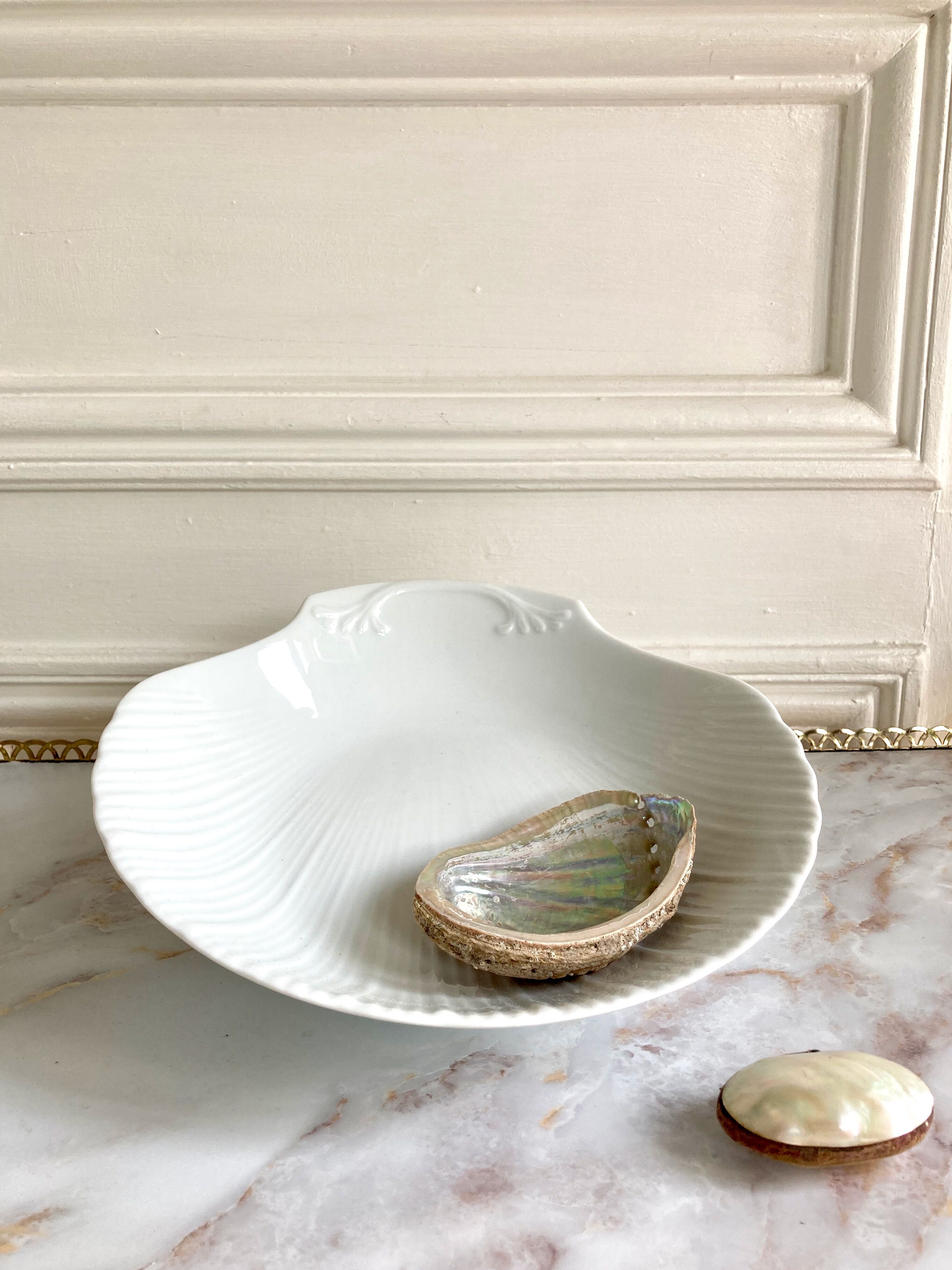Porcelain shell hollow dish