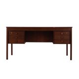 Oak wood desk by Domino Møbler Scandinavian design of the 1970s