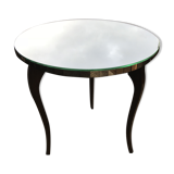 Coffee table end table art deco mirror