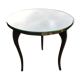 Coffee table end table art deco mirror