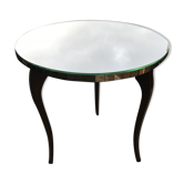 Table basse guéridon art deco miroir