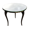 Coffee table end table art deco mirror
