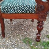 Pair of antique Louis XVI mahogany armchairs from the 19th century