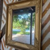 Miroir ancien bois doré fin XVIIIeme début XIXème
