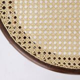 Vintage desk chair bentwood Viennese braid Fischel Austria