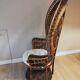 Fauteuil Emmanuelle peacock en rotin