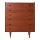 Mid-Century Danish Teak Chest of Drawers, 1960s.