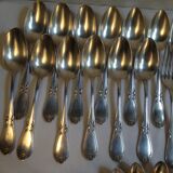 Housewife "Au Bon Marché" in silver metal rocaille model