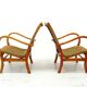 Chaises en corde vintage, 1970