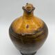 Yellow glazed terracotta pitcher, Spain, 19th century