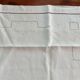 Taies oreiller brodées lin blanc grand modèle vintage (lot de 2)