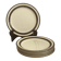6 Italian dessert plates Pagmossin in ceramic