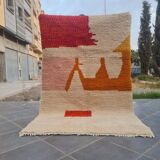 Azilal handmade handwoven rug size 150 x 250 cm