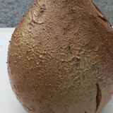 Ceramic lamp by Vallauris Fonck and Matéo lampshade of origin