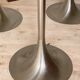 Lot de 7 tables bistrot pied tulipes