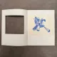 Modern composition drawing 1970 by François de Chabot